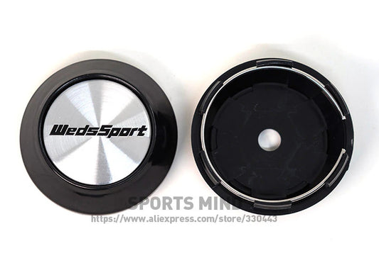 4-piece car tire valve cover rod air dust cover, premium metal, red and white, suitable for Nissan .