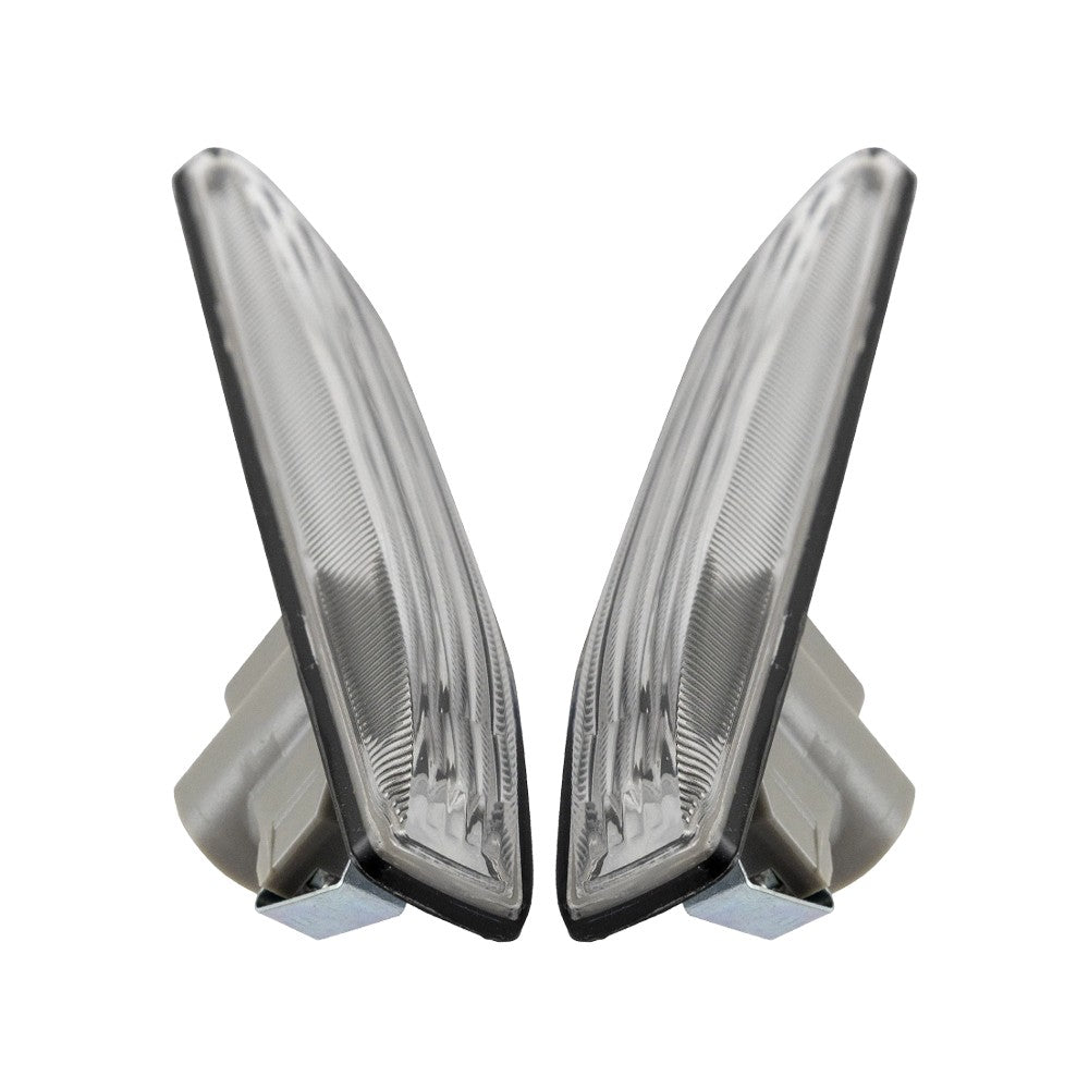 2 Pieces Front Fender Marker Light Shell Fits For 7' E65 E66 E67 01-08