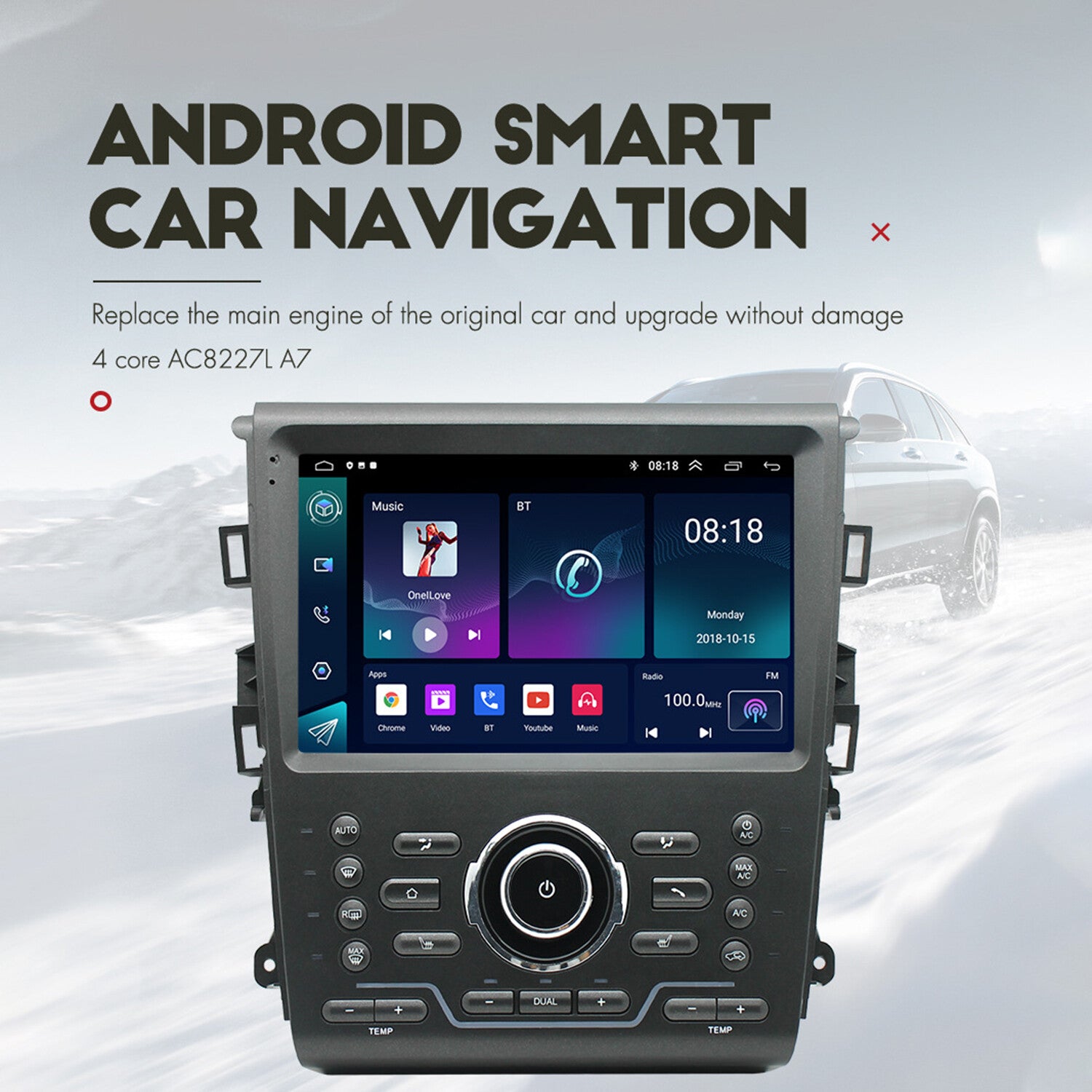 Car Stereo Radio fits for Ford Fusion Mondeo 32G Android Carplay GPS Navi 2013-2018