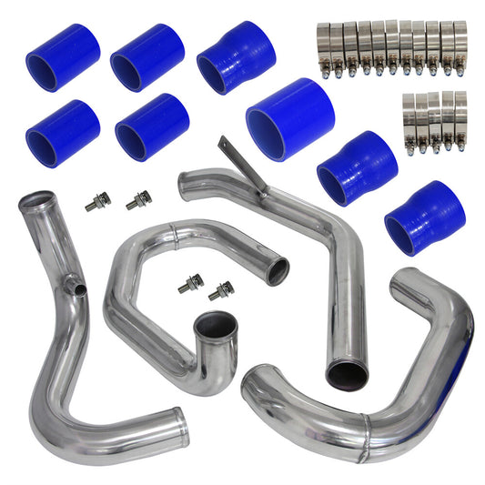 Front Mount Bolt On Intercooler Piping Kit Fits for VW for Jetta for Golf 1.8T 98-05 Blue