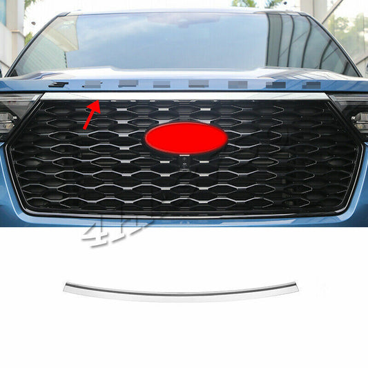 for Ford Explorer 2020-2023 Chromed Front Hood Bonnet Grille Decorate Cover Trim