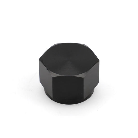 Black - 6 female AN horn connector cap 6AN block aluminum alloy adapter