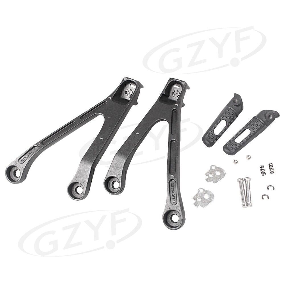 Fit for Honda CBR1000RR 2008-2011 Rear Passenger Foot Pegs Footrest Bracket Black UK