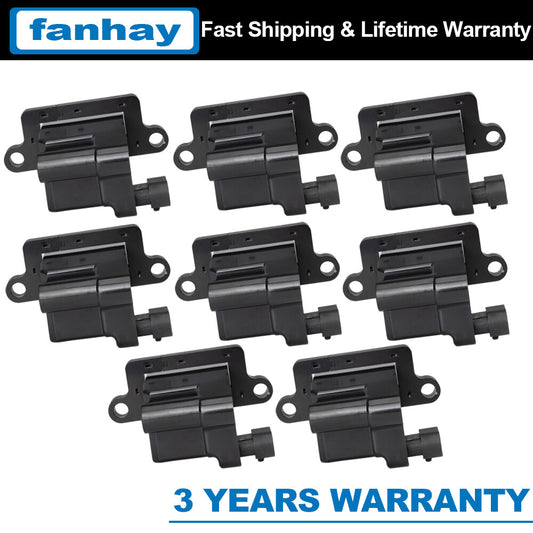 Ignition Coils for Chevrolet Silverado 1500, 2500, 4.8L, 5.3L, and 6.0L V8 (2002-2006)