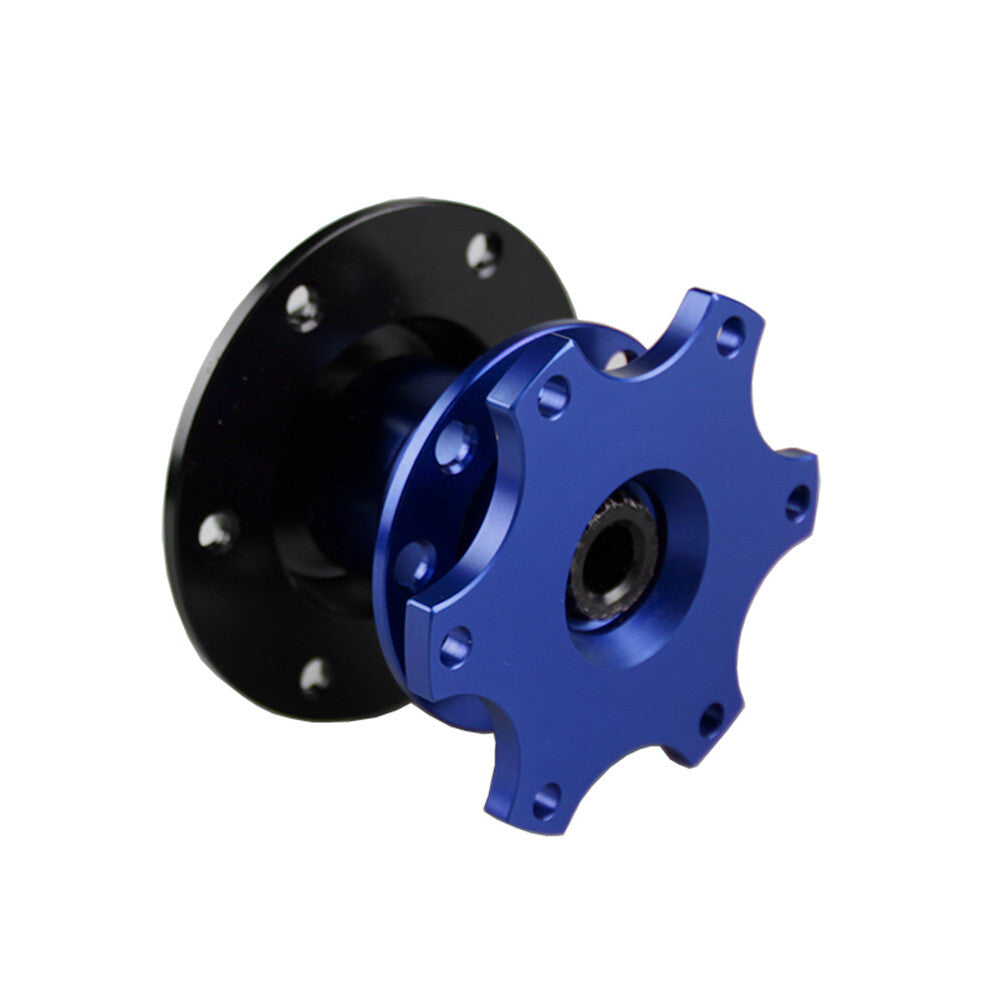 US Steering Wheel Quick Release Car Aluminum6 Hole Snap off Hub Adapter Boss Kit