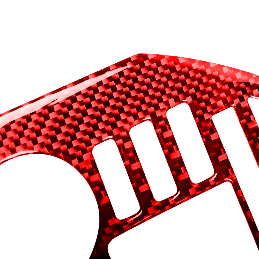 Red Carbon Fiber Interior Central Console Trim for Mazda MX-5 Miata 2009-2015