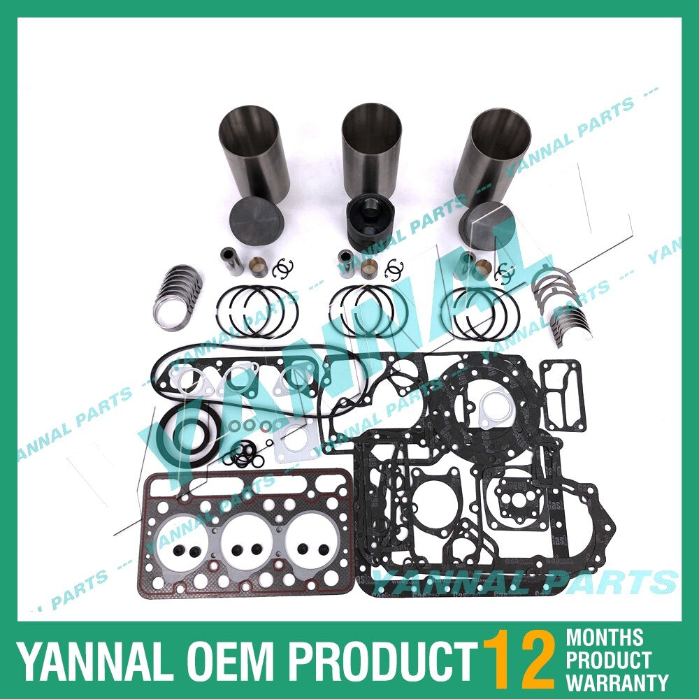 D1100 Overhaul and Reconstruction Kit with Shims and Bearings for Kubota Diesel Engines