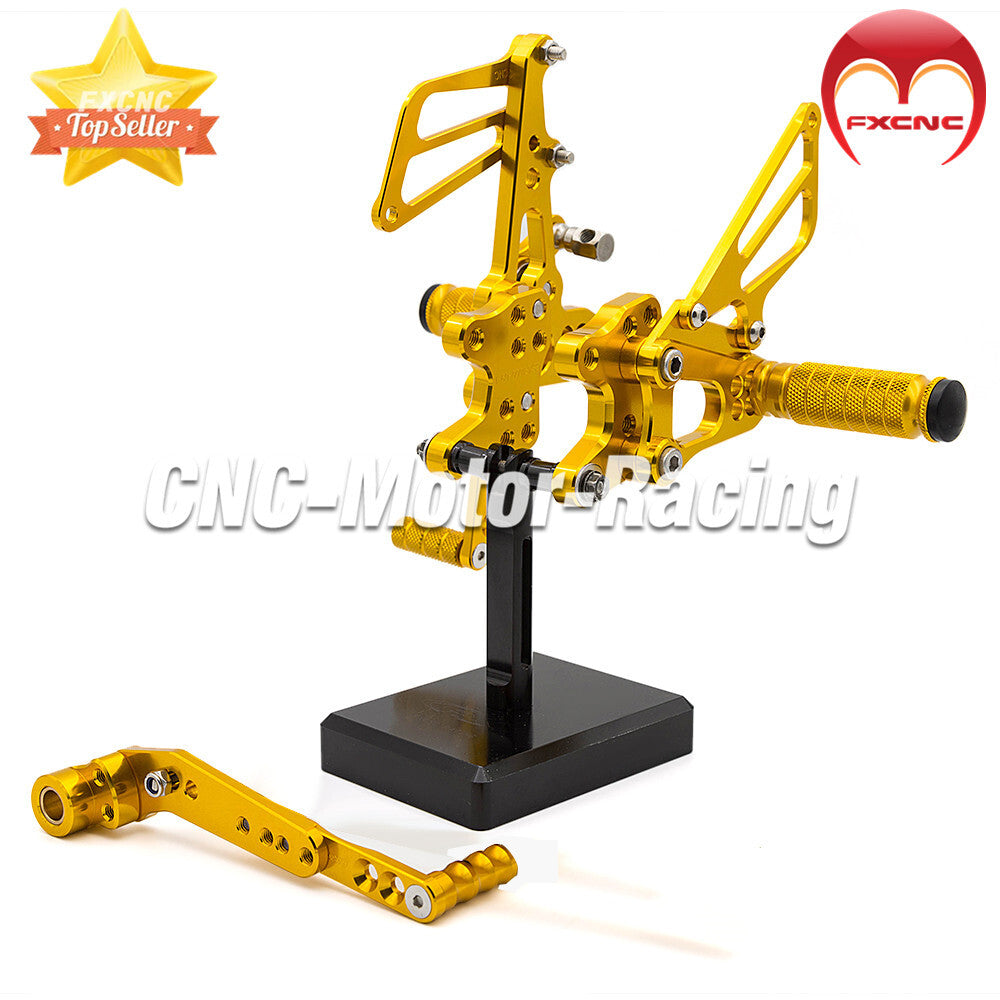 CNC gear set adjustable feet suitable for Suzuki GSXR1000 K9 K11 2009 2010-2016