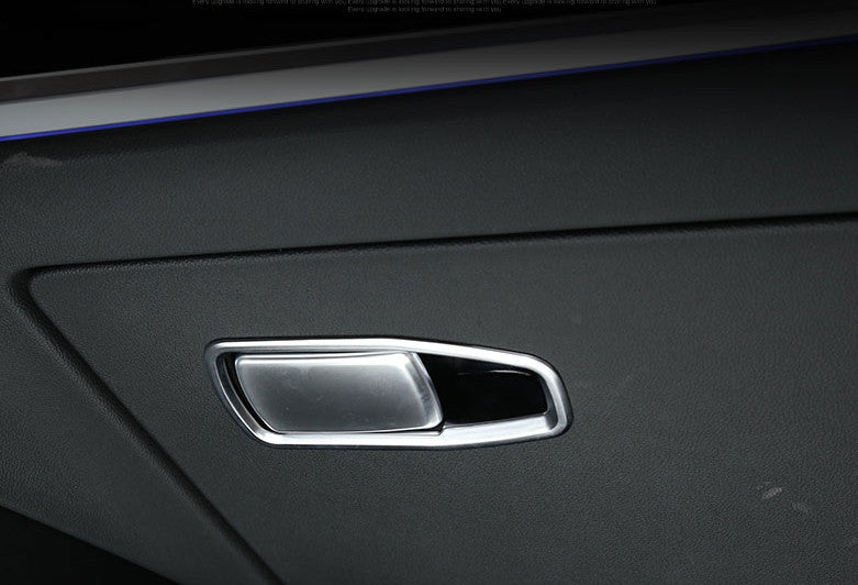 for BMW 3-Series G20 2019-2021 Silver ABS for Co -Pilot Storage Box Handle Bowl Trim