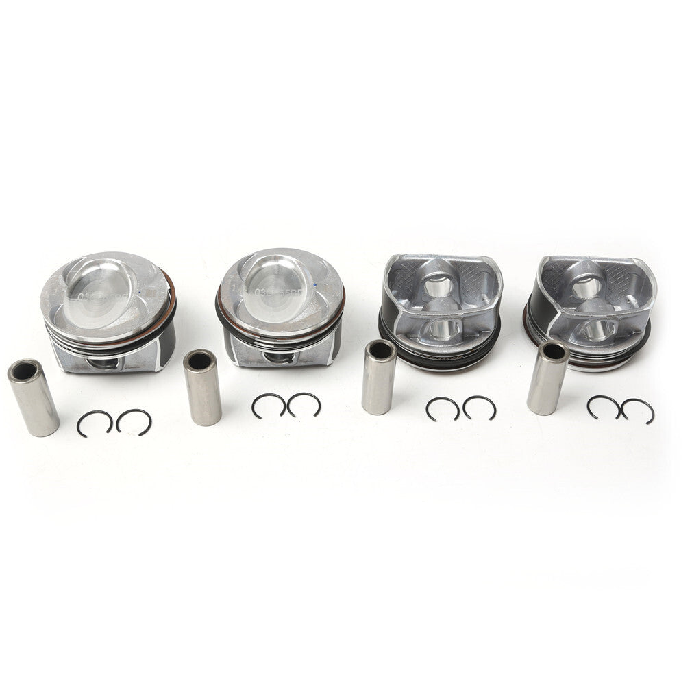 4x Pistons Rings Set 76.51mm OE for VW for Audi A1 for VW CC 1.4TFSI CAVD BLG CTH