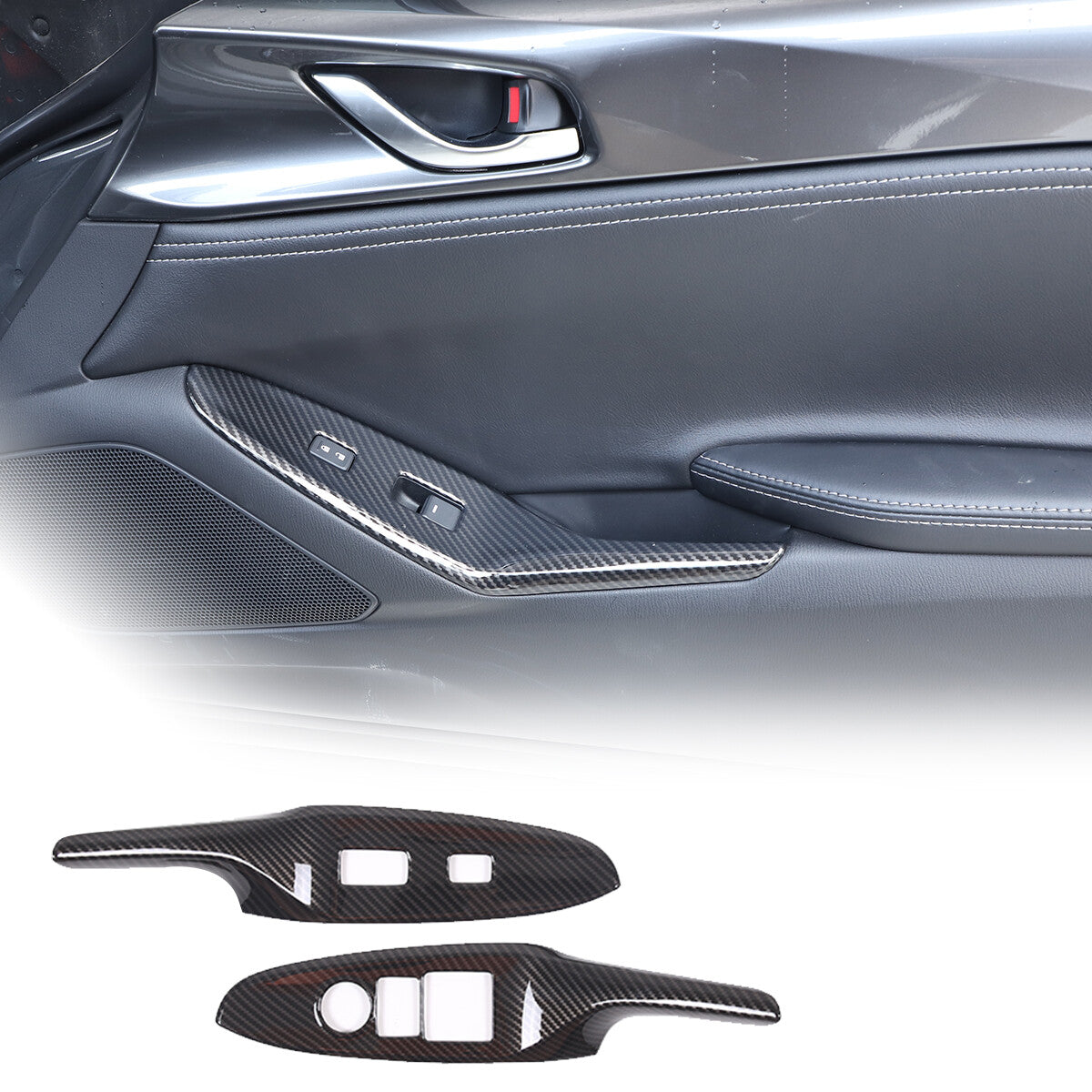 Genuine carbon fiber center console side trim cover for BMW X5 2015-2019