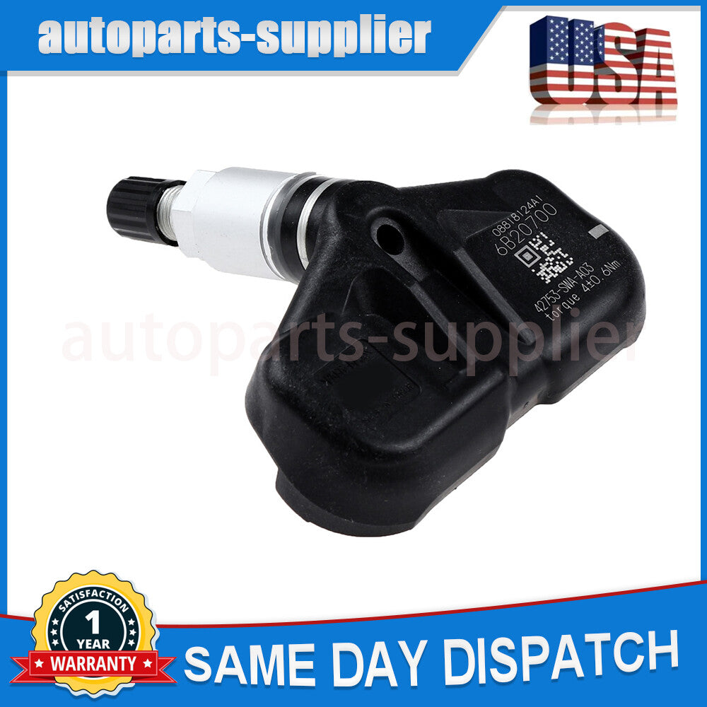 4-pack of TPMS tire pressure monitoring sensors (42753-SWA-A03) for Honda CR-V 2007-2011