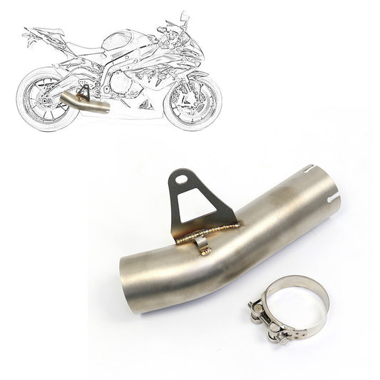 Motorcycle Exhaust Middle Link Pipe Connection Pipe for BMW S1000RR 2010-2014