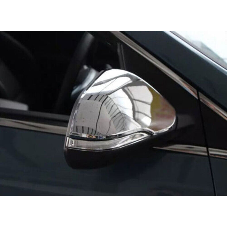 for Hyundai Sonata 2015-2019 Chrome Rear View Side Door Mirror Cap Cover trim 2x