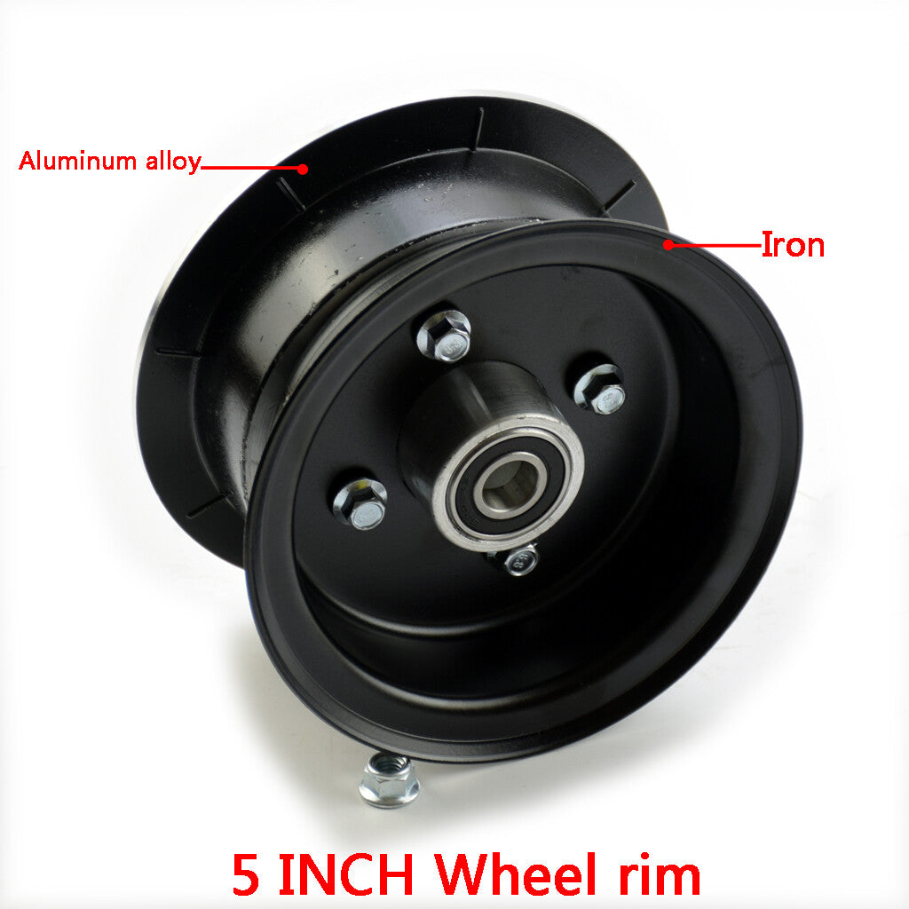 Alloy Bearing Wheel Hub 4.10/3.50-5 Tyre ATV Quad Go Kart for Mini Gas Scooter Bike
