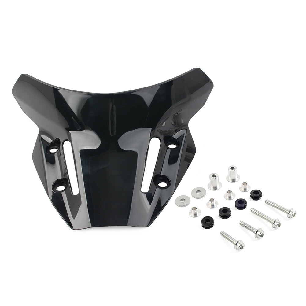 Windshield Windsreen Wind Deflectors Fit for YAMAHA MT09 / SP FZ09 2021-2022 Black