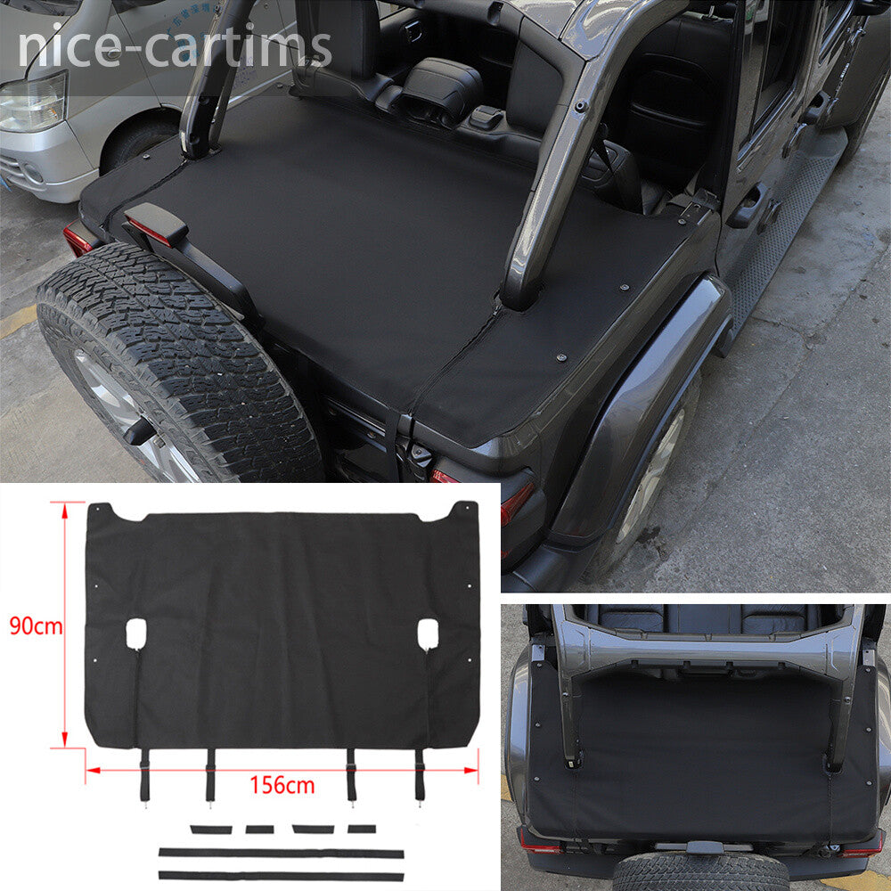 Weaving /Oxford Rear Trunk Soft Top Bikini Isolation Cover for Jeep for Wrangler JL