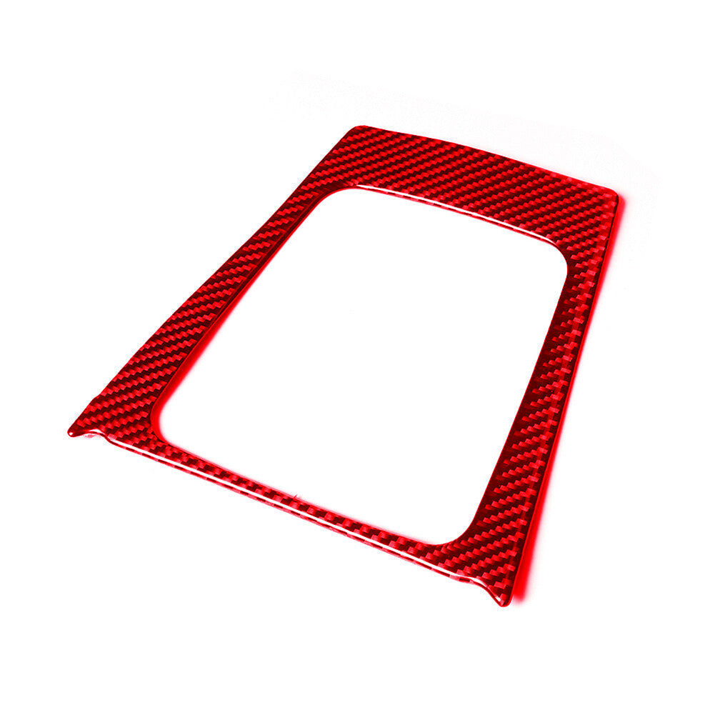Red Gearbox Panel Trim Interior Carbon Fiber Sticker for Subaru Forester 2013-18