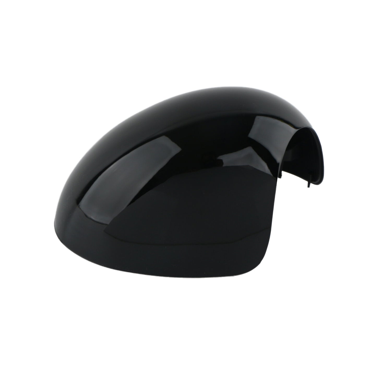 Right door mirror cover for Mini Cooper R55 R56 R57 R58 R60, gloss black.