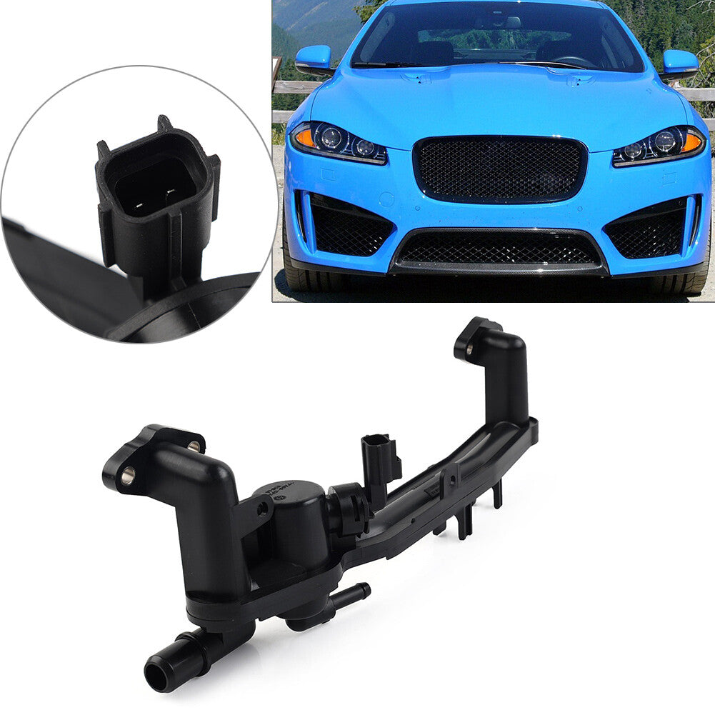 Heater Manifold Tube Coolant Pipe w/ Sensor for Land Rover LR4 Fit for Jaguar F-Pace