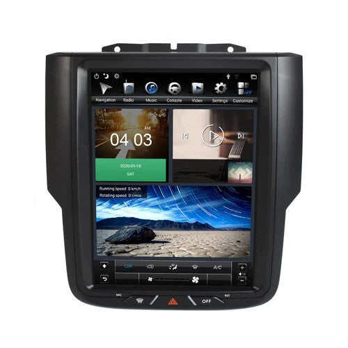 for Dodge for Ram 2013-2019 Android for Tesla Style Vertical Screen 10.4 GPS Radio US