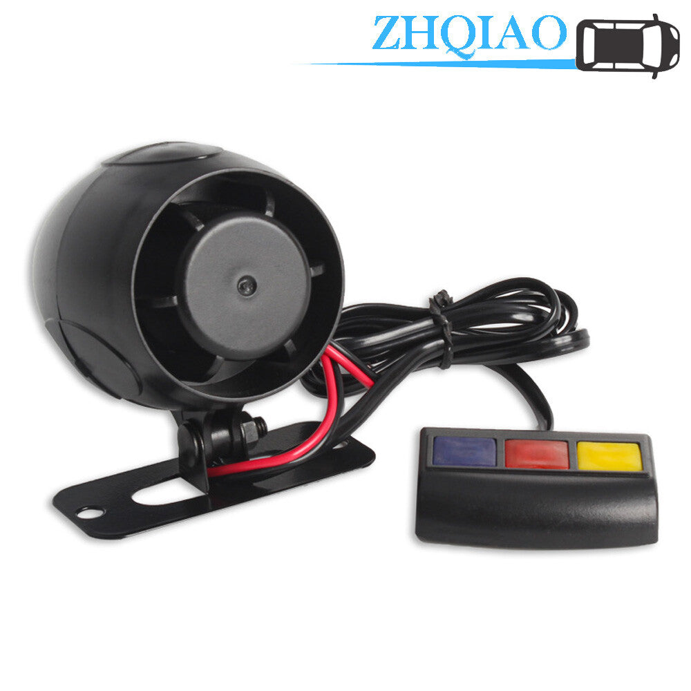 Car 3 Tone Loud Horn Fire Alarm Wailing Ambulance Speaker Motorcycle Megaphone