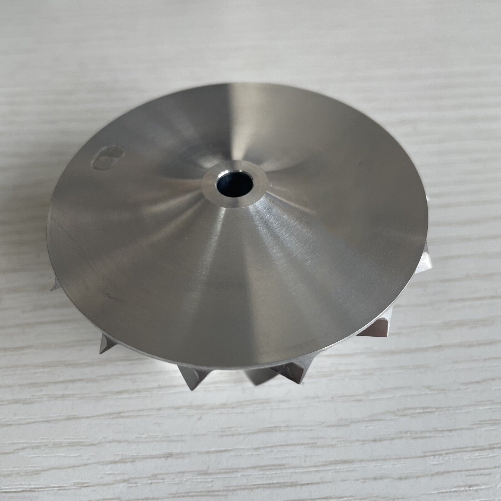 TD05H 16G Reverse 48.30/68.01 mm 7+7 Blade Performance LEP Style Billet Wheel