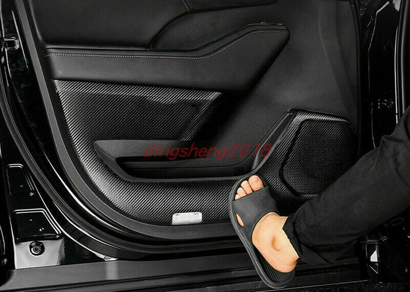 for Toyota Highlander 2020-2023 Leather Door Anti-Kick Panel Guard cover trim