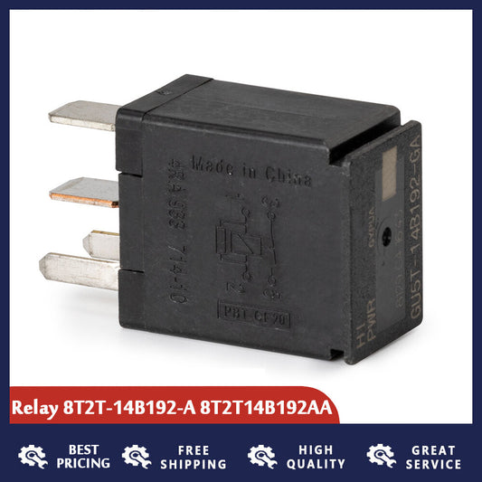 1X 4-PIN 8T2T-14B192-AA Relay, Black Multifunction Relay for Fusion F150 F-250