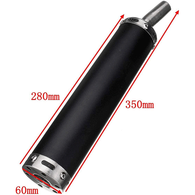 22mm Motorcycle Exhaust Muffler Pipe System for 50-150cc Motorized Bicycle ATV