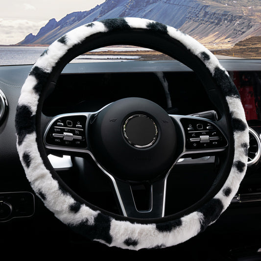 Steering wheel cover plush steering wheel cover steering wheel protector steering wheel cover car anti-slip