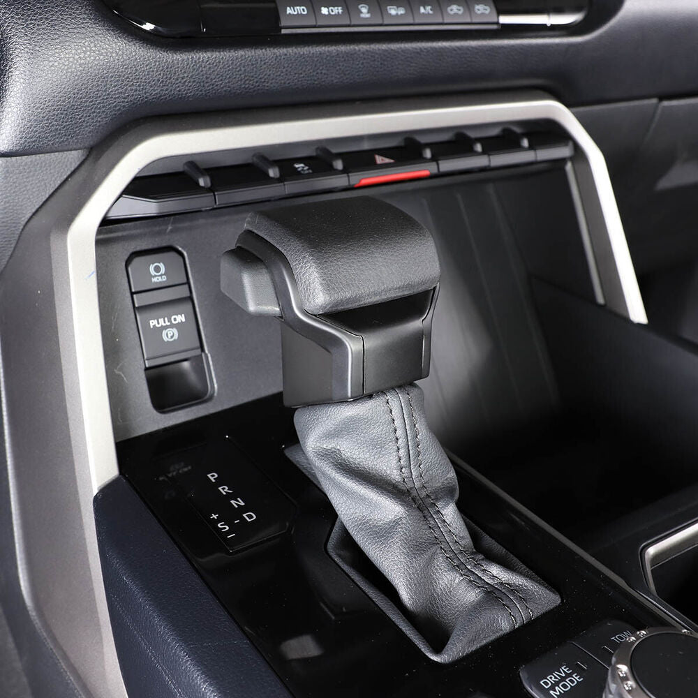 3¡ÁMatte Black ABS Gear Shift Knob Head Cover For Toyot@Tudr@/Sequoia 2022-23
