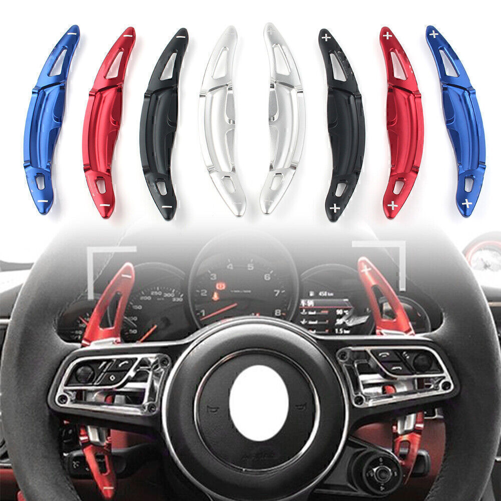 for Porsche 911 Carrera Silver Steering Wheel Shift Paddle Extension Shifter
