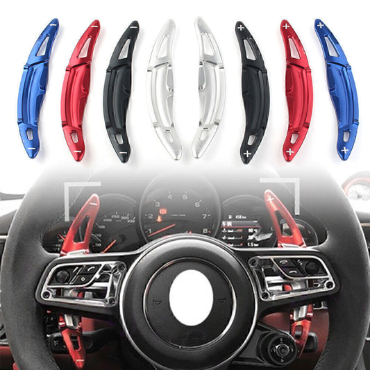 for Porsche 911 Carrera Silver Steering Wheel Shift Paddle Extension Shifter