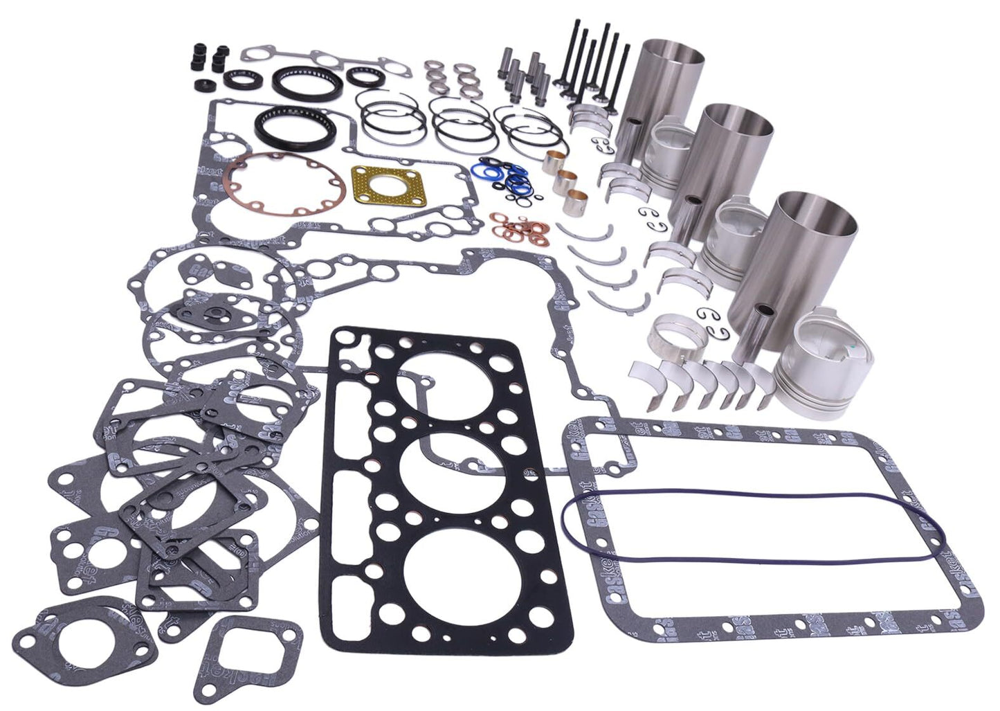 STD Overhaul Rebuild Kit for Kubota D750 IDI 3 Cylinder Engine
