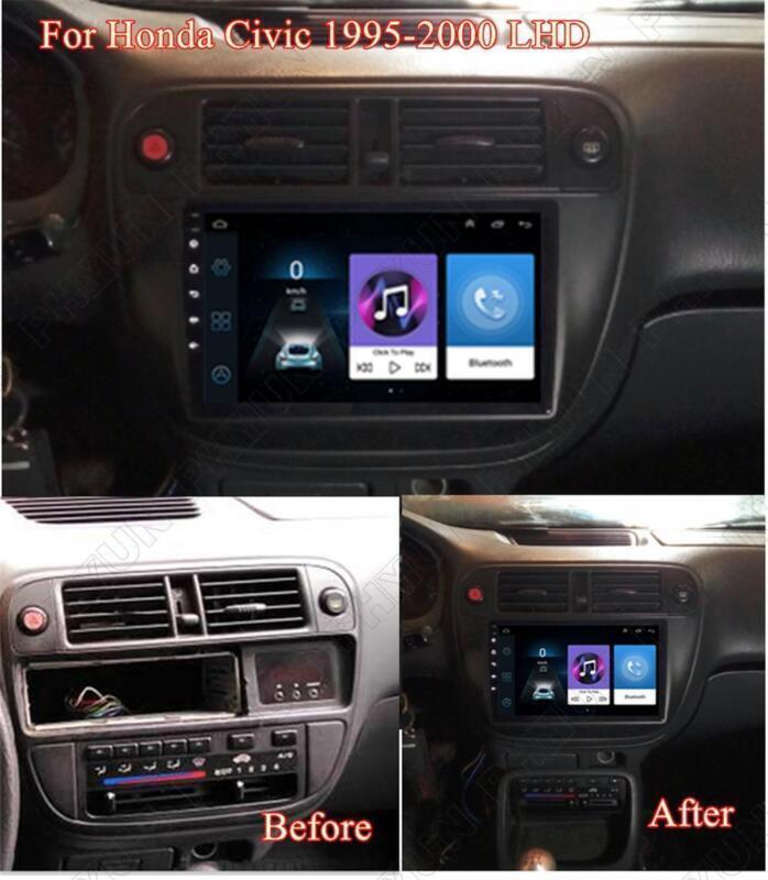 GPS Nav Head Unit WIFI 9 FM 16GB For 1995-2000 for Honda for Civic Carplay Stereo Radio