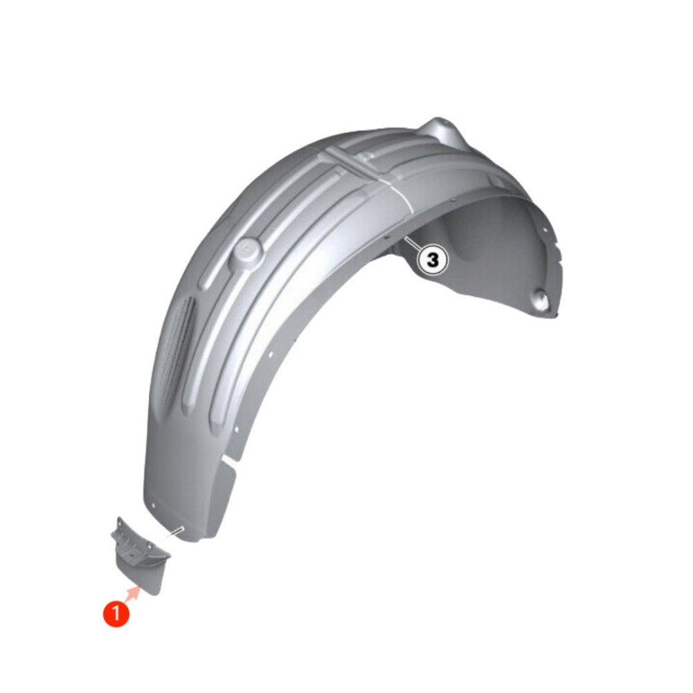 Bumper lip deflector suitable for BMW X3 F25 X4 F26 11-18