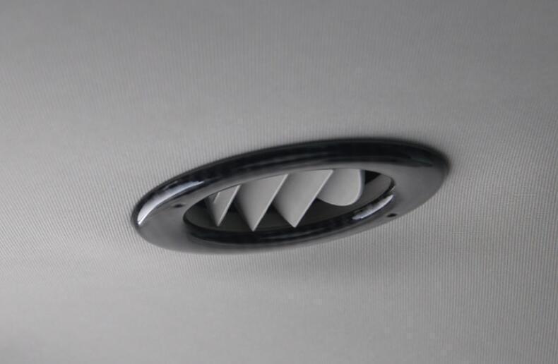 Back Row Air Outlet Vent Cover Trim 4PCS Fit for Ford Edge 2015-21 Carbon Fiber