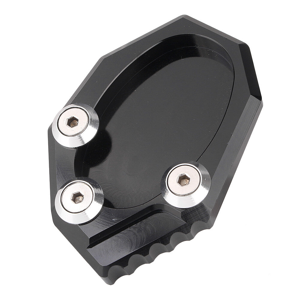 CNC Aluminum Kickstand Side Stand Pad Fit for Kawasaki 650 2010-2014 Black
