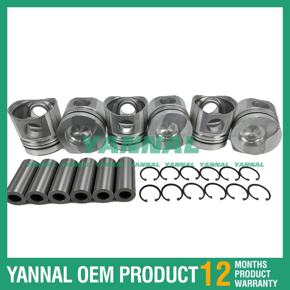 Piston 6136-34-2120 is suitable for Komatsu S6D105.