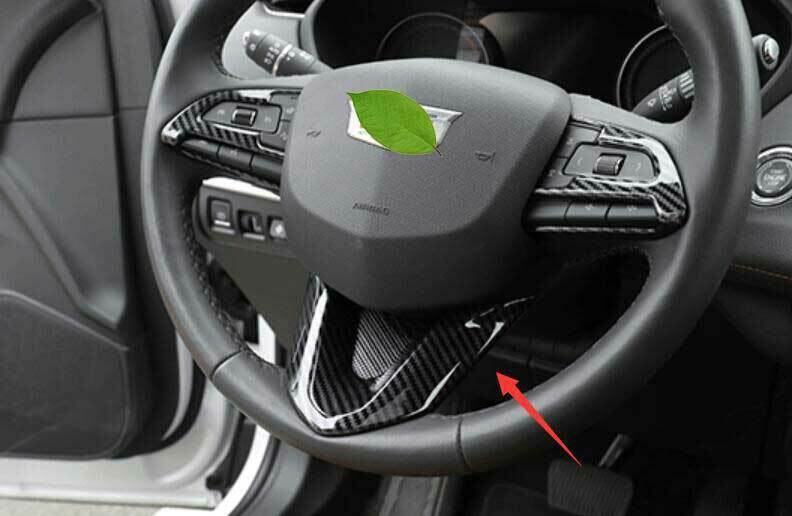 Fit for Cadillac CT4 2020-2024 Carbon Fiber Steering Wheel U Type Cover Trim 1PC
