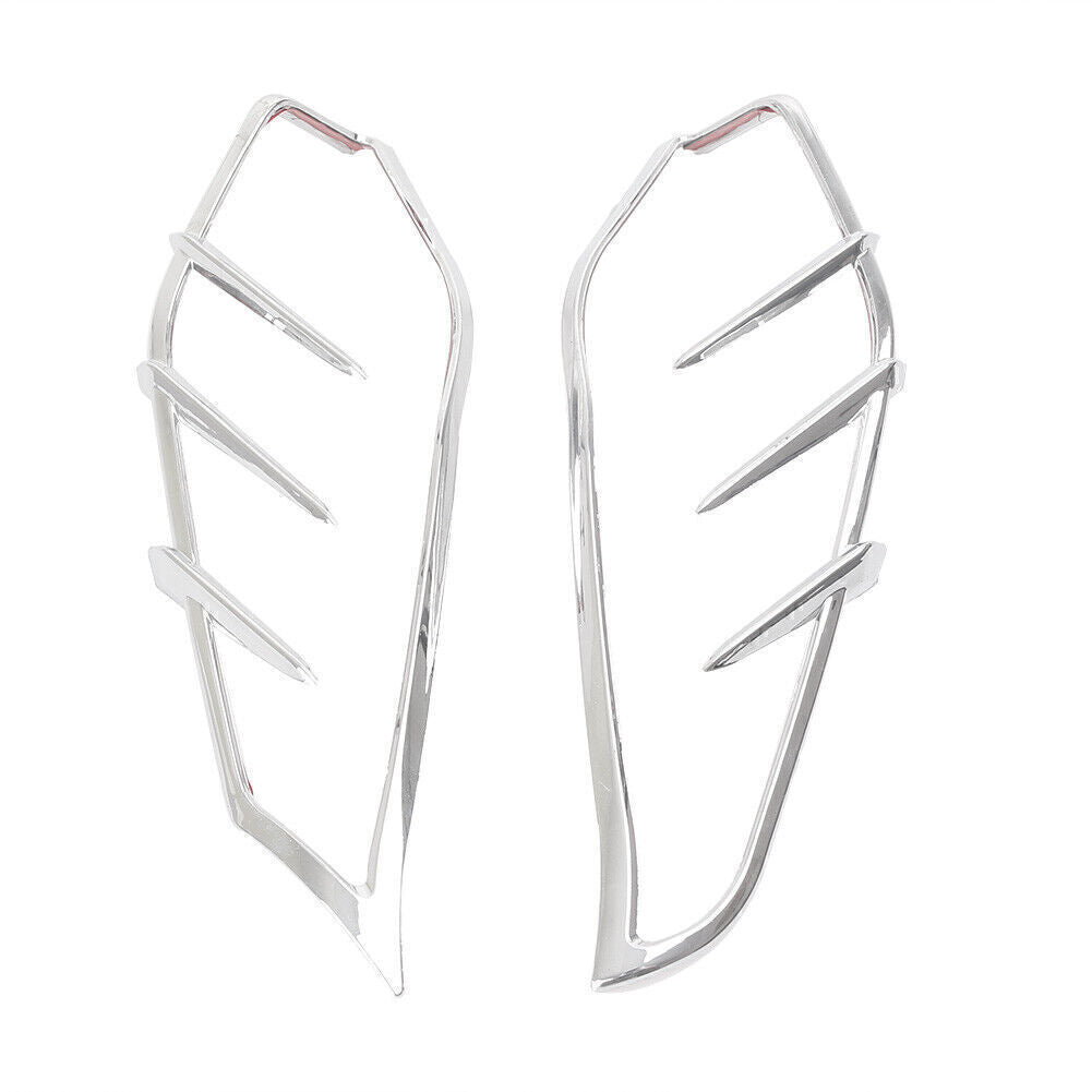 2x Mid-Frame Deflectors Trim Fit for Harley Touring 2009-2016 Chrome