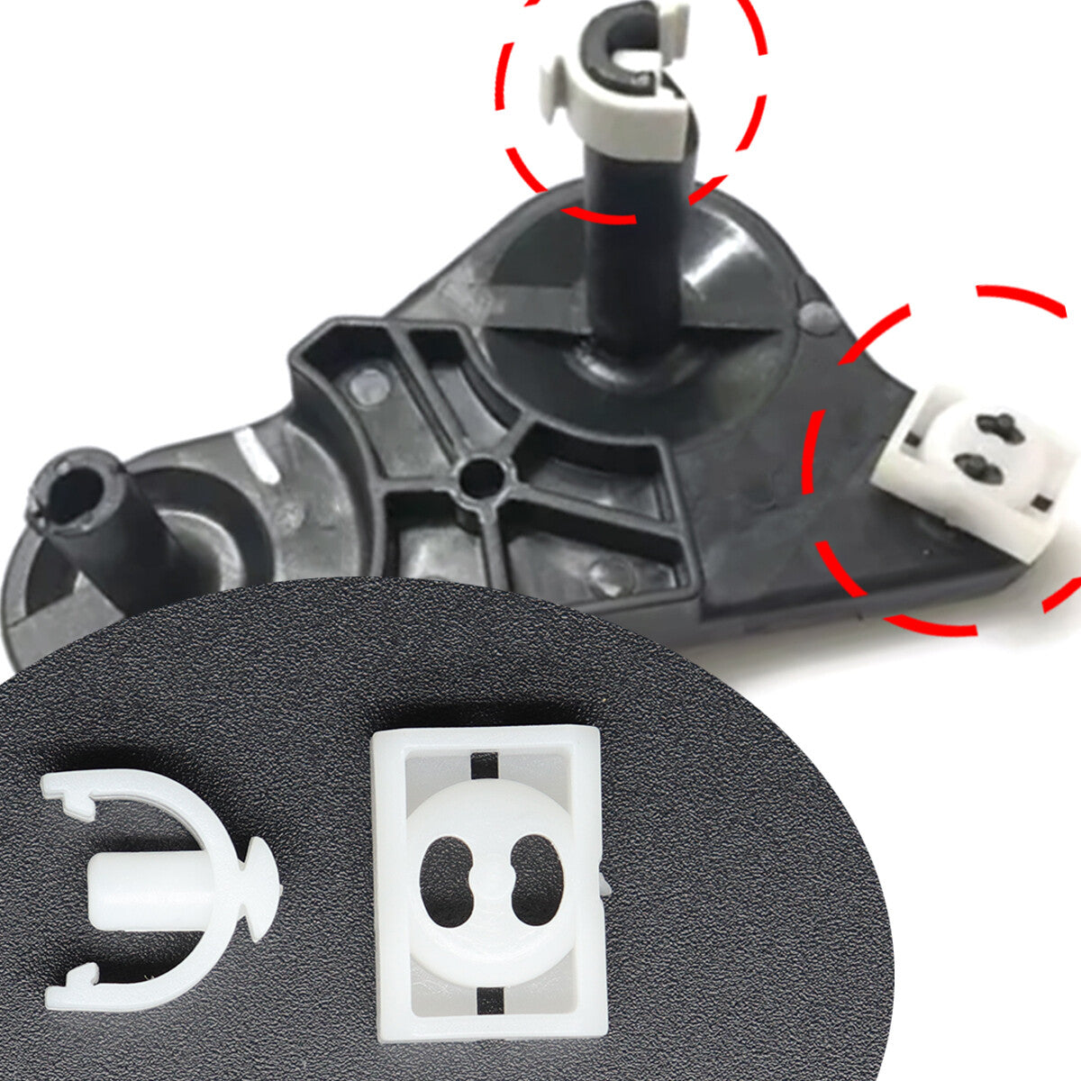 for Audi TT 8J A3 A1 Selector Relay lever Mechanism Sliding Shoe Securing Clip