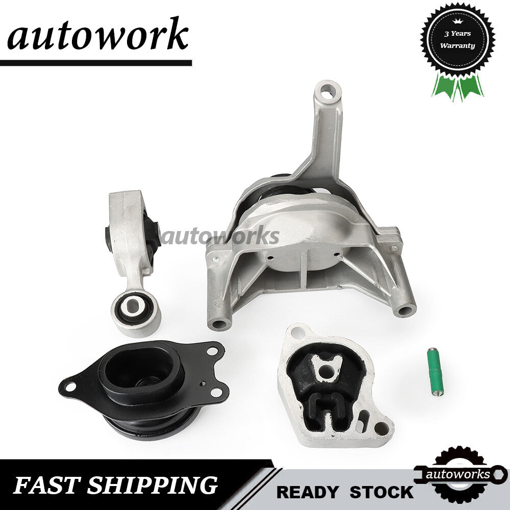 4PCSC 2007-2016 Trans Engine Motor/Trans Mount for Nissan Altima 2.5L Auto CVT