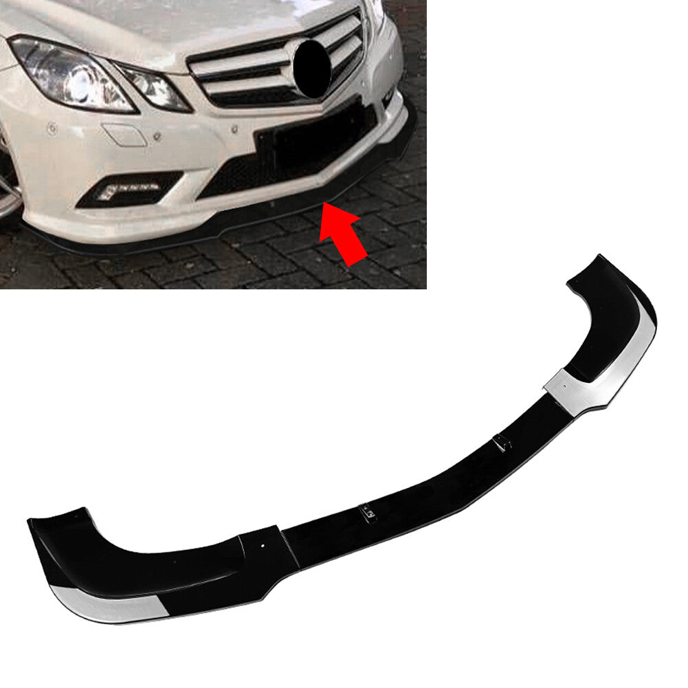 Front Bumper Lip Spoiler for Mercedes-Benz E Class Coupe C207 W207 2009-2012