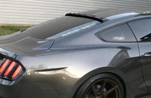 Fit for Ford for Mustang 2015-22 MP Primer Black Roof Boot Spoiler Wing Flap 1PCS