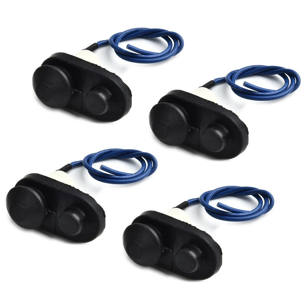 Door light switch replacement parts/spare components, plastic + metal, 5 x 2.5 cm