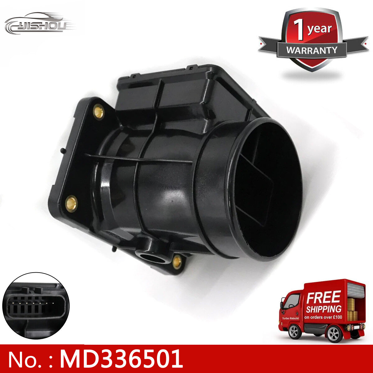 MASS airflow sensor meter MAF MD336501 is suitable for Mitsubishi Eclipse Montero Sport.
