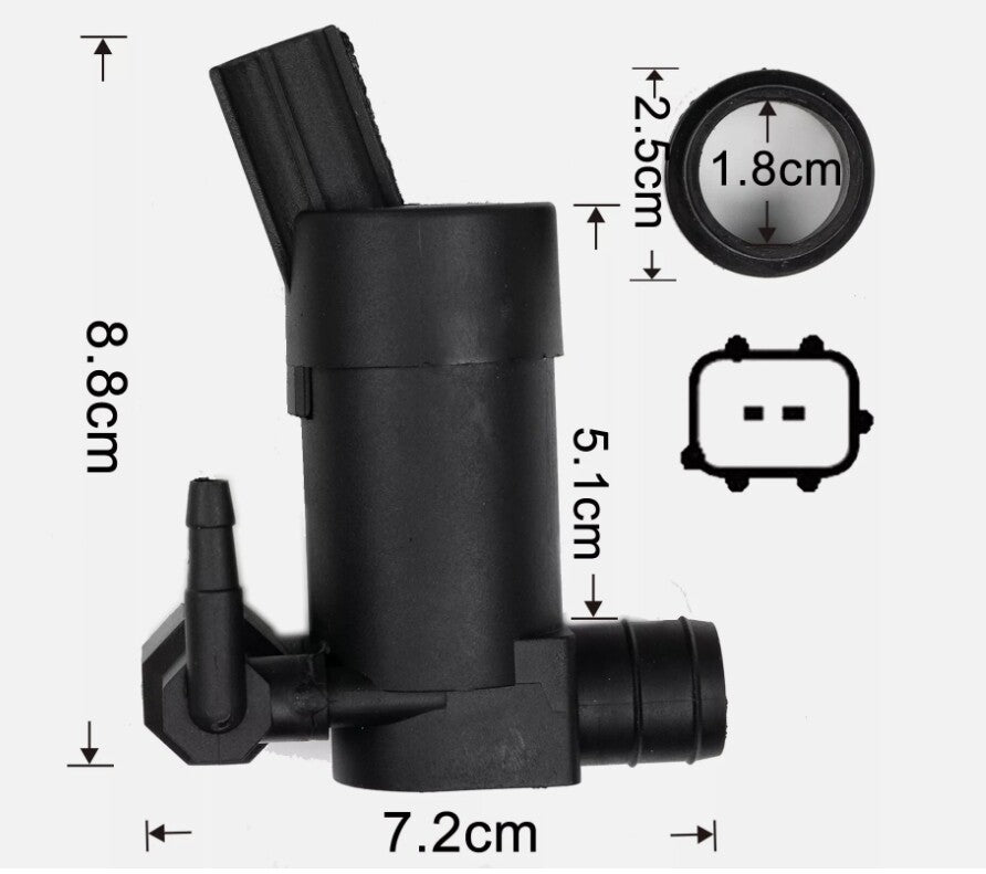 for Volvo  for Ford 30699952 Twin Outlet Motor Front  Rear Windscreen Washer Pump