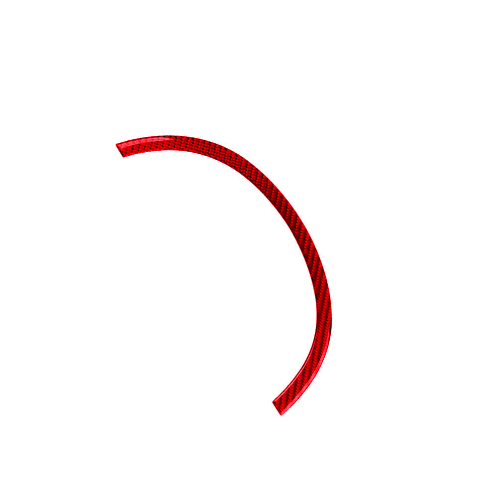 Red Carbon Fiber Speedometer Trim for BMW X3 2004-2010